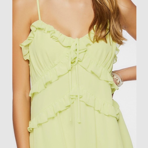 Ruffled Cami Mini Dress - Picture 4 of 10